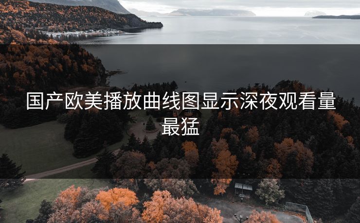 国产欧美播放曲线图显示深夜观看量最猛